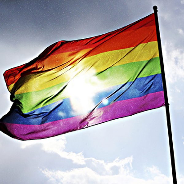 Pride flag, LGBTQ. Free public domain CC0 photo.